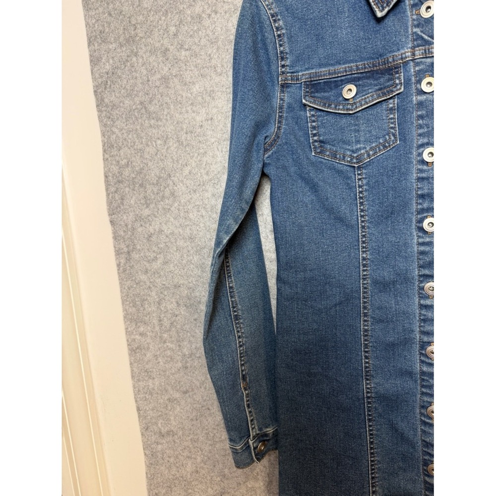 REgeneration by Celebrity Pink Dalia Denim Dress Blue Long Sleeve Mini S NEW - Picture 9 of 15